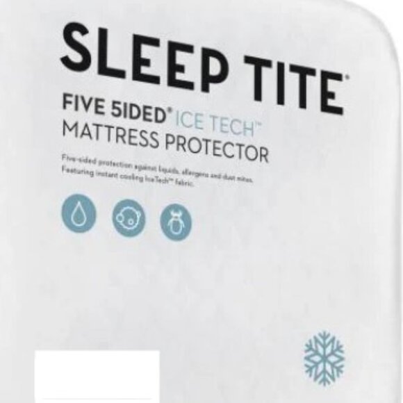Malouf Sleep Tite-KING Mattress Protector-Five Sided IceTech Mattress Protector - Picture 1 of 4